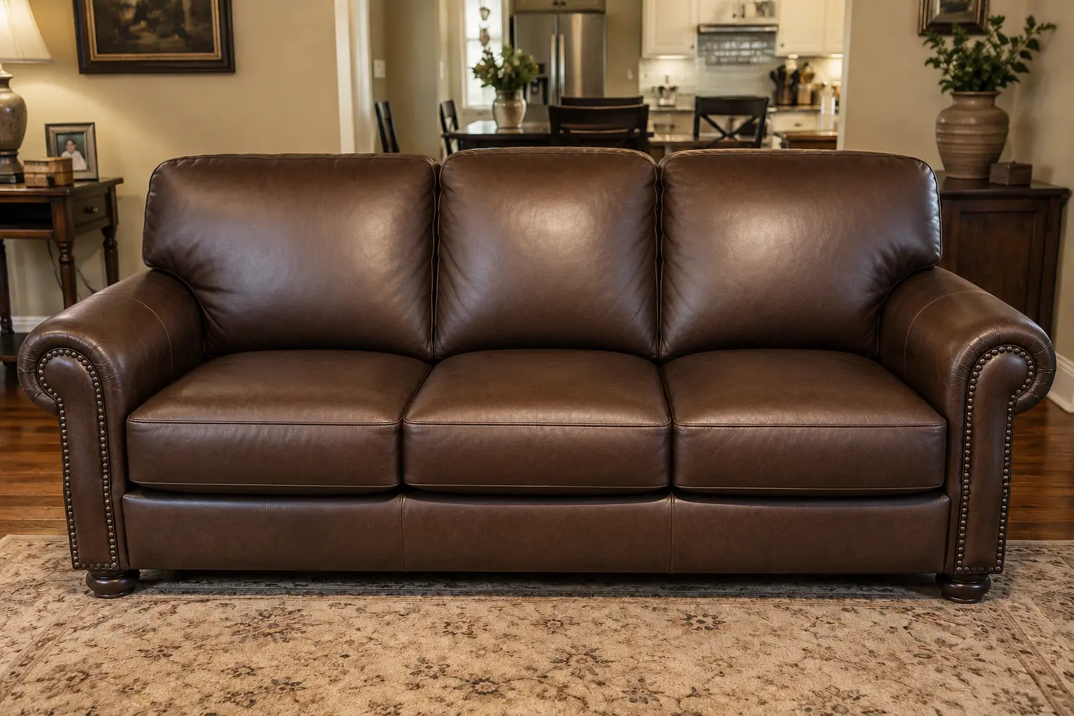 After sofa cushion restuffing