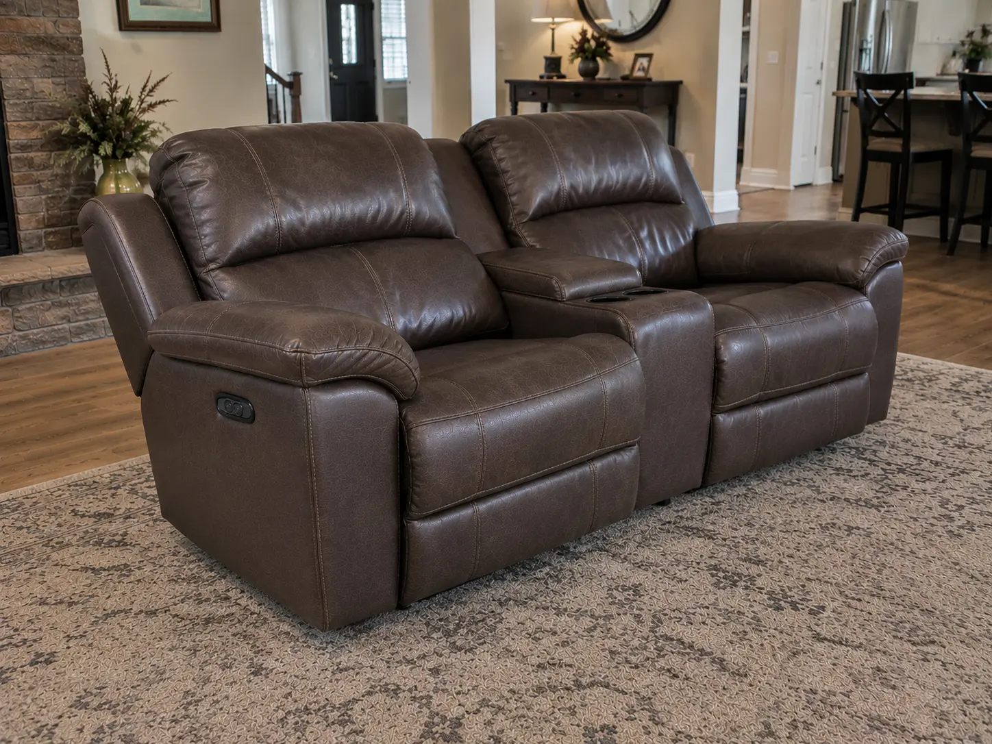 After recliner control button replacement