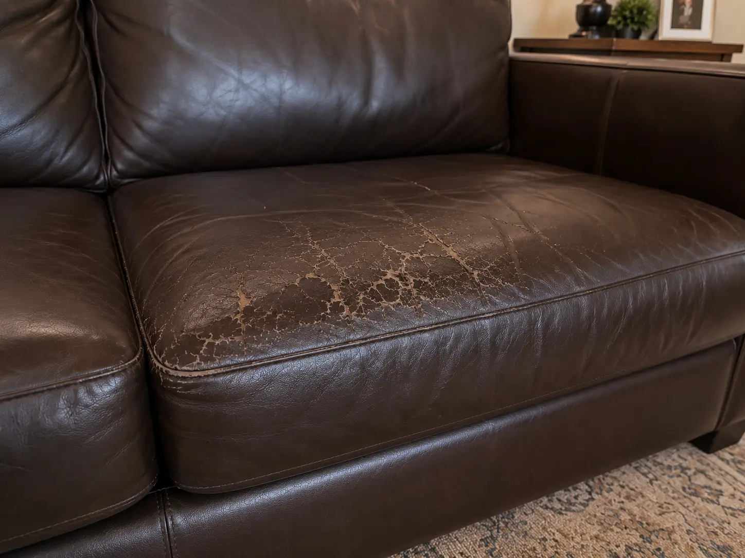 Before cushion cover replacement