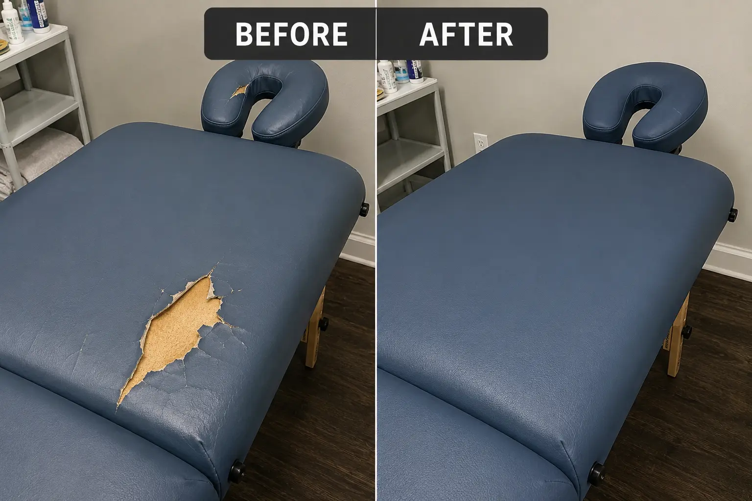 Commercial leather furniture repair in San Antonio