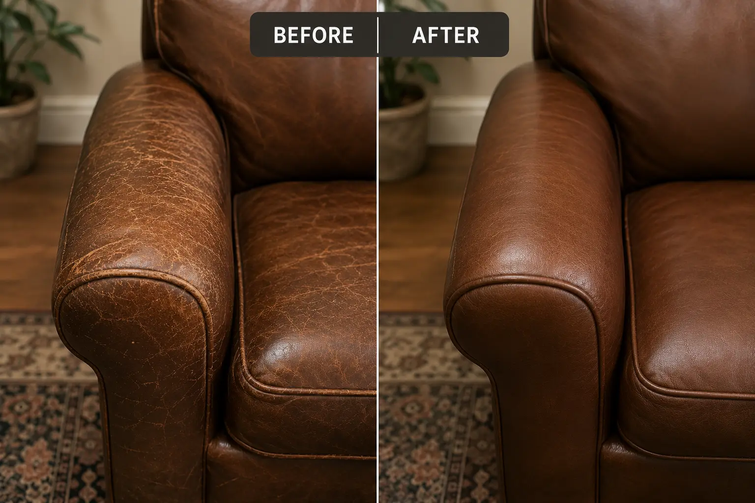 Leather furniture repair in San Antonio